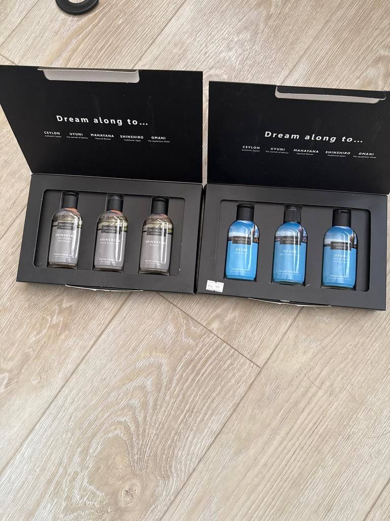 Treatments cadeauset 2x nieuwe uyuni & shinshiro, Sieraden, Tassen en Uiterlijk, Uiterlijk | Lichaamsverzorging, Ophalen of Verzenden