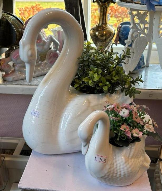 Vintage zwanen, Ophalen of Verzenden