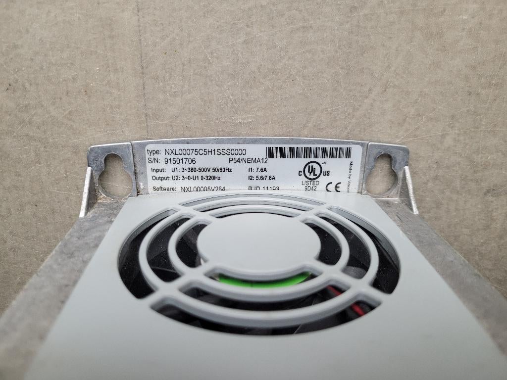 Vacon NXL frequentieregelaar 3kW/2,2kW 3~400V, Gebruikt, Info@vacon.nl, Ophalen of Verzenden, Vacon Nederland