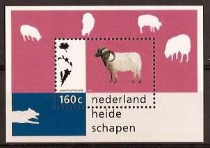 Nederland NVPH nr 1713 postfris Drents Heideschaap 1997, Ophalen of Verzenden, Na 1940, Postfris
