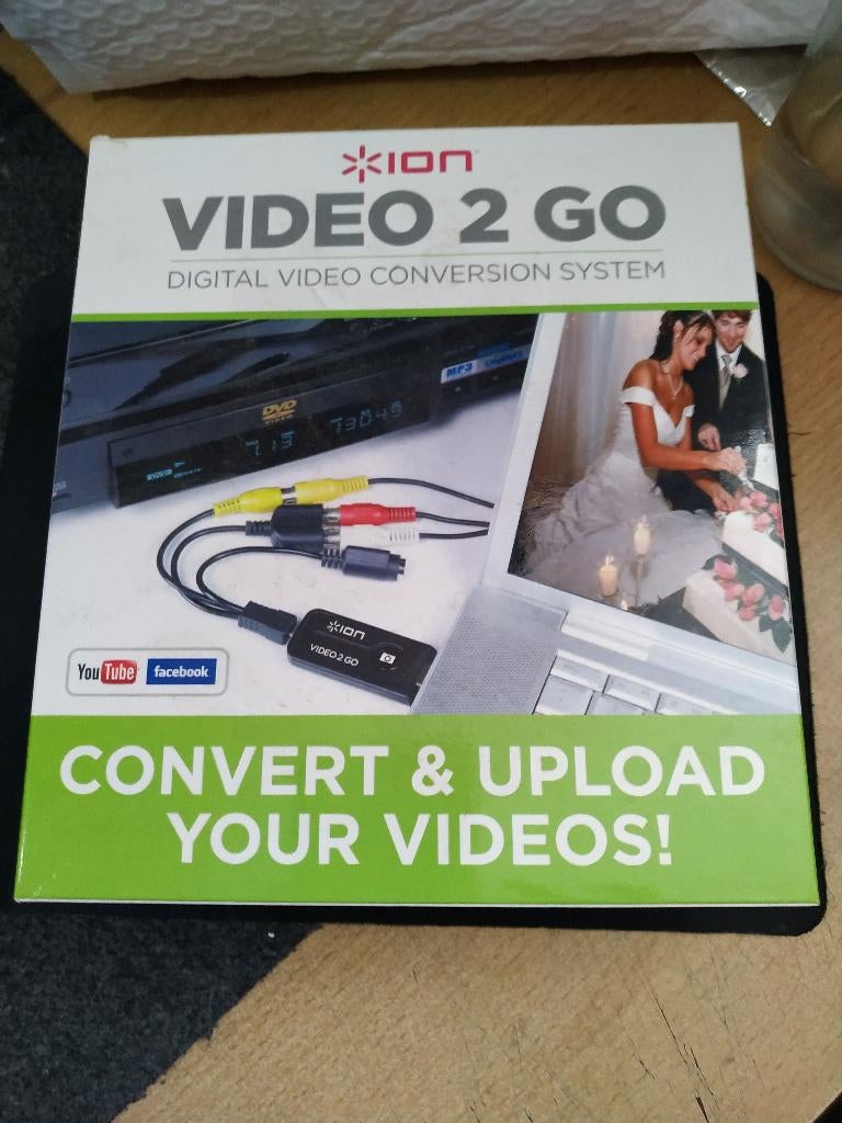 ION VIDEO 2 GO DIGITAL VIDEO CONVERTER, Ophalen of Verzenden, Nieuw