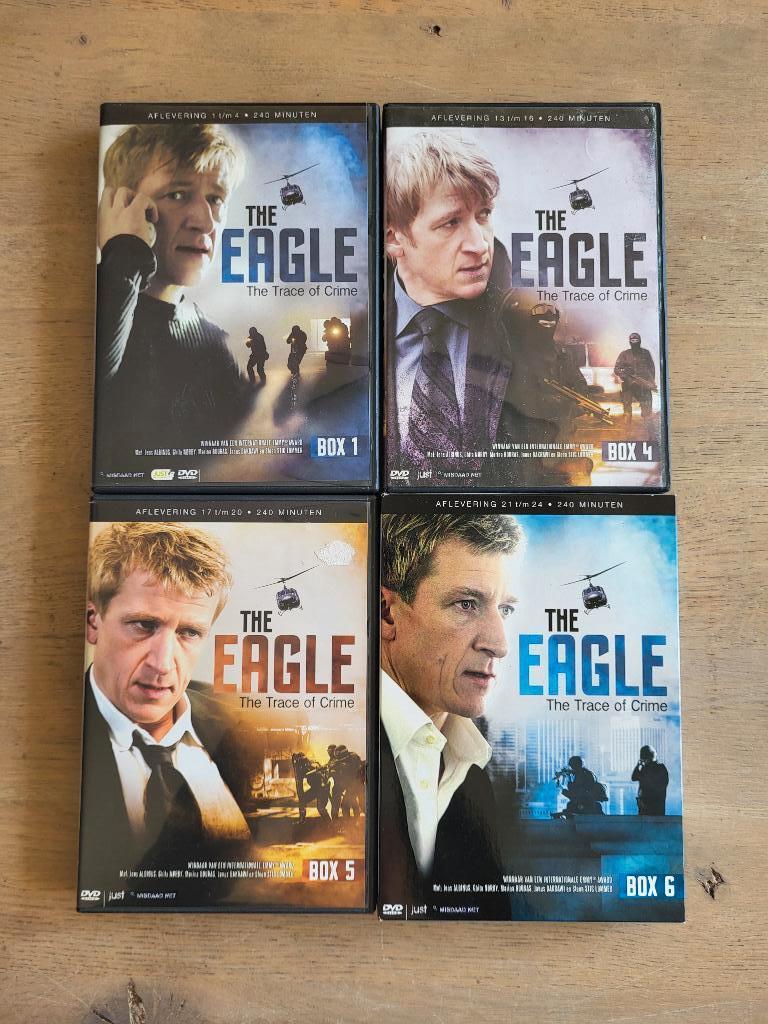 DVD The eagle box 1,4,5,6, Cd's en Dvd's, Dvd's | Tv en Series, Vanaf 12 jaar, Ophalen of Verzenden, Zo goed als nieuw, Actie en Avontuur