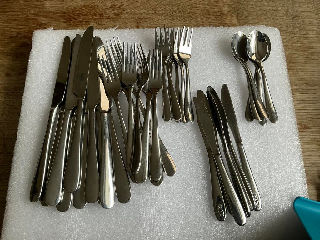 Casa Mesa bestek, Ophalen of Verzenden, Gebruikt, Rvs of Chroom, Los bestek