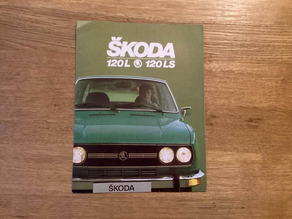 Škoda 120L / 120LS Brochure, Ophalen of Verzenden, Zo goed als nieuw