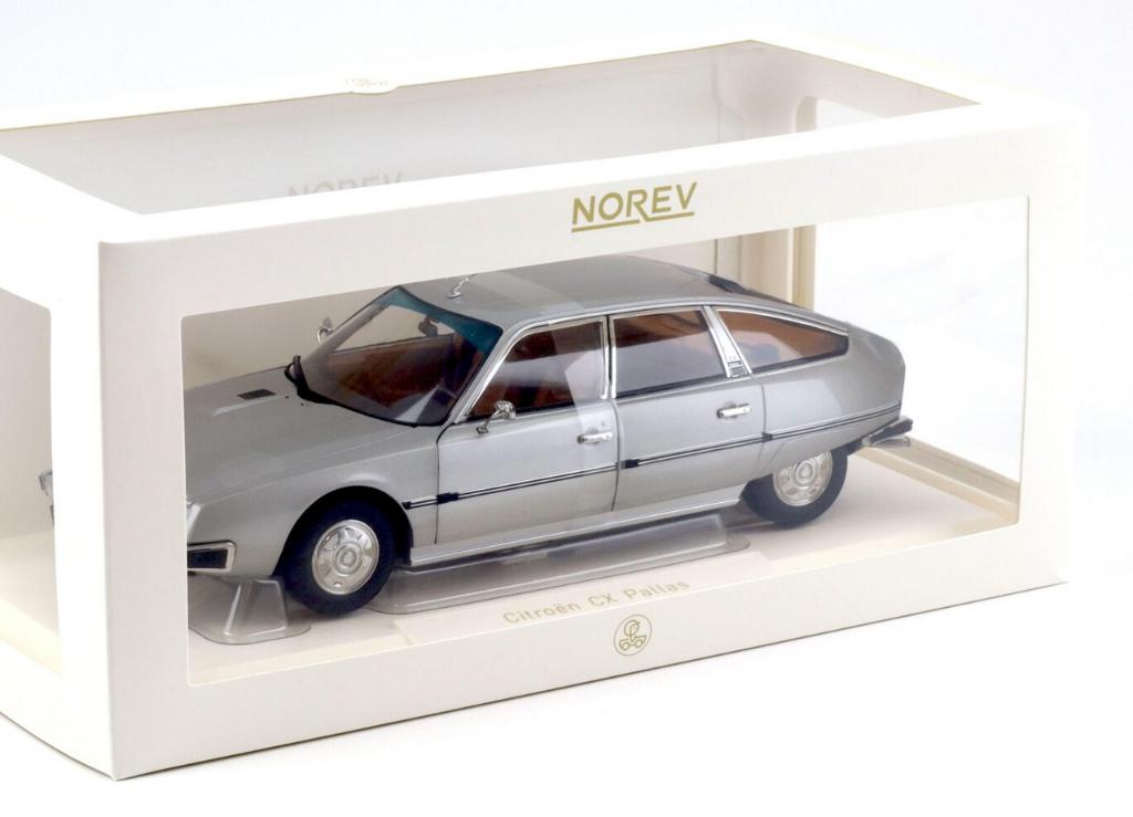 Citroen CX 2200 Pallas 1976 Grijs 1/18 NOREV Ref. 181810, Hobby en Vrije tijd, Modelauto's | 1:18, Verzenden, Nieuw, Auto, Norev