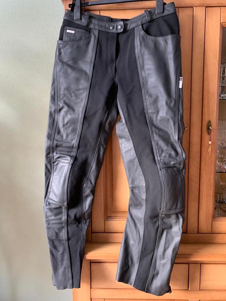 Leren dames motorbroek Richa, Motoren, Ophalen of Verzenden, Tweedehands, Dames, Broek | leer