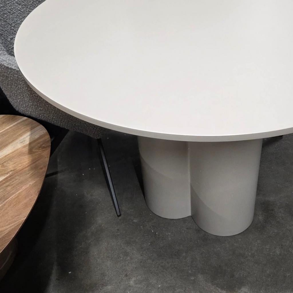 Ronde Eettafel Anh MDF, 110cm Beige van Nohr, Antiek en Kunst, Ophalen