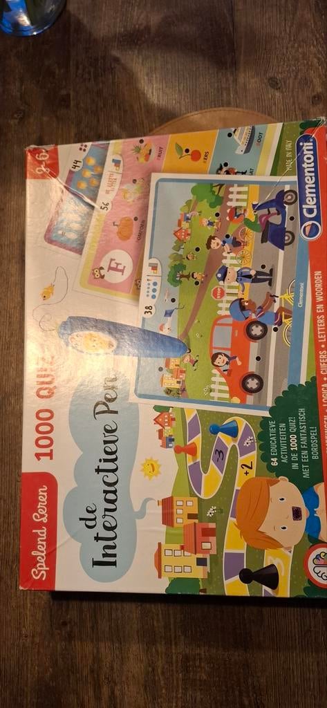 Clementoni- interactive pen, Ophalen