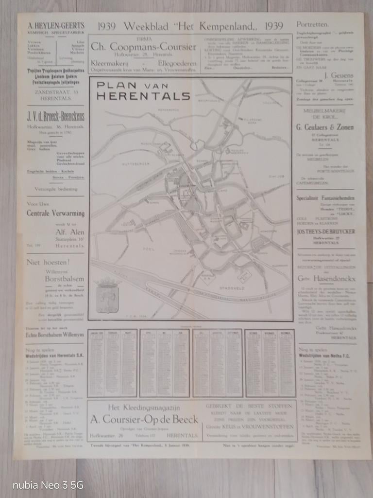 Weekblad Het Kempenland 1939 - Herentals, Ophalen of Verzenden