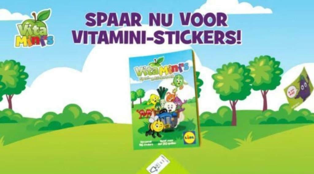 vitamini stikkers LIDL actie, Lidl, Ophalen of Verzenden