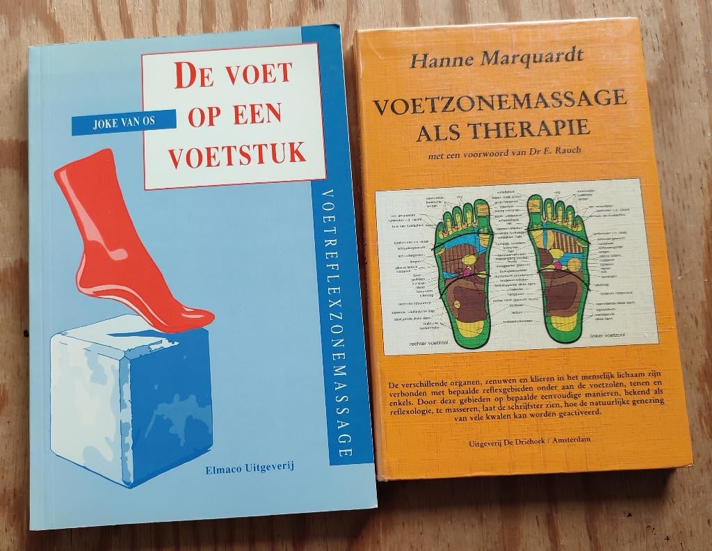 Voetzonemassage -Voetreflexologie - Marquardt - Joke van Os, Ophalen of Verzenden, Zo goed als nieuw, Hanne Marquardt en Joke van Os