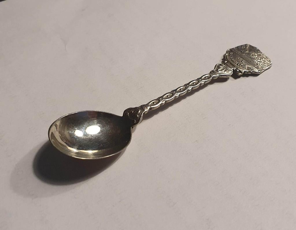 Zilveren theelepel MS WF Feenstra SR Alpacca, Ophalen of Verzenden, Zilver