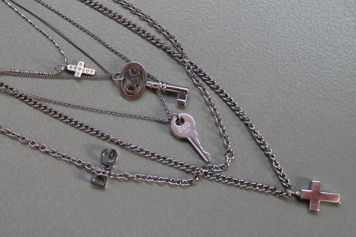 Luxe Lange D&G Ketting (Dolce & Gabbana), Sieraden, Tassen en Uiterlijk, Kettingen, Met edelsteen, Verzenden, Zo goed als nieuw