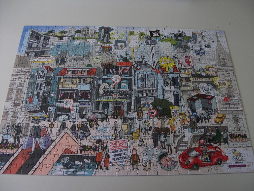 Puzzel Ik zie, Ik zie, wat jij niet ziet 500 stuks, Ophalen of Verzenden, 500 t/m 1500 stukjes, Zo goed als nieuw, Legpuzzel