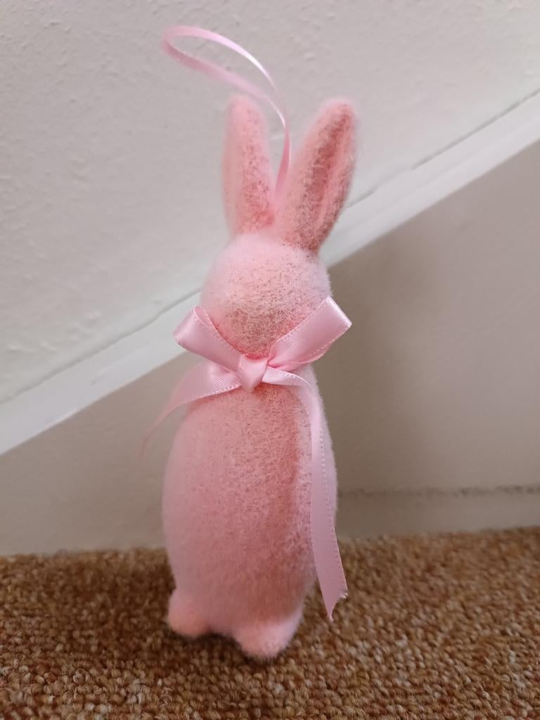 Flock haasje rose, Diversen, Pasen, Ophalen of Verzenden