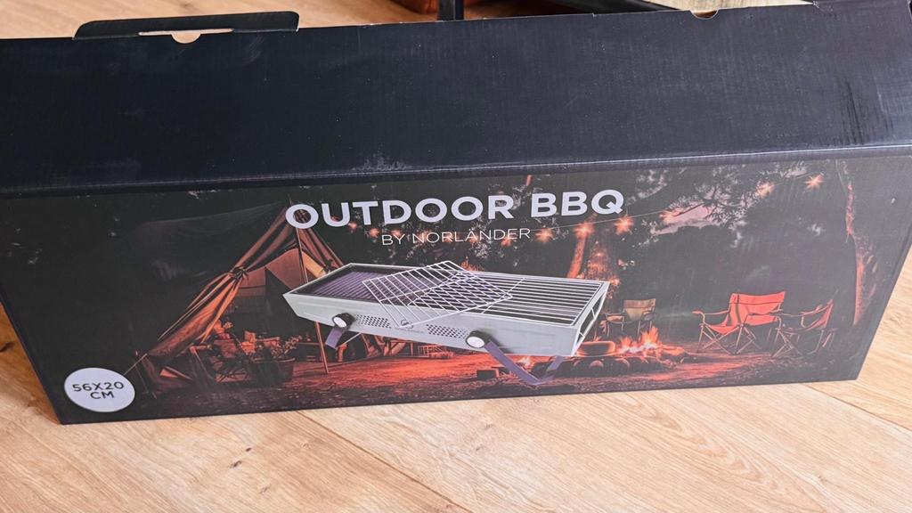 Norlander Compacte BBQ met Grillplaat & Roosters, Ophalen of Verzenden, Nieuw, Overige soorten