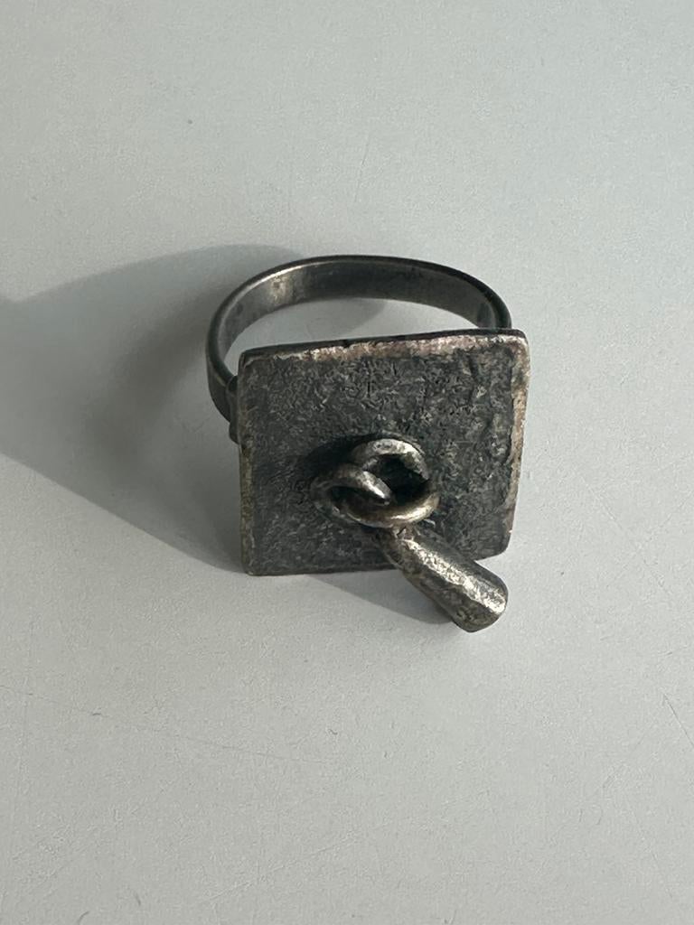 Prachtige ring zilver Wouters & Hendrix, Sieraden, Tassen en Uiterlijk, Ringen, Zo goed als nieuw, Dame of Heer, Zilver, Zilver