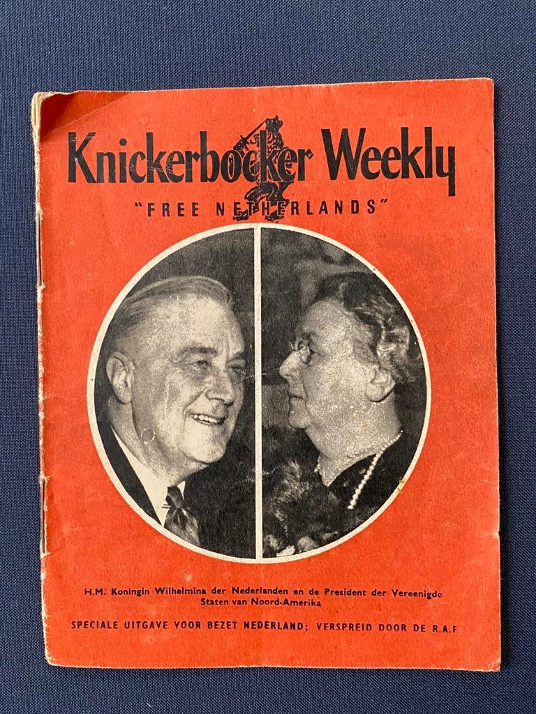 Strooiboekje Knickerbocker US & RAF, Verzenden, Luchtmacht, Engeland, Boek of Tijdschrift