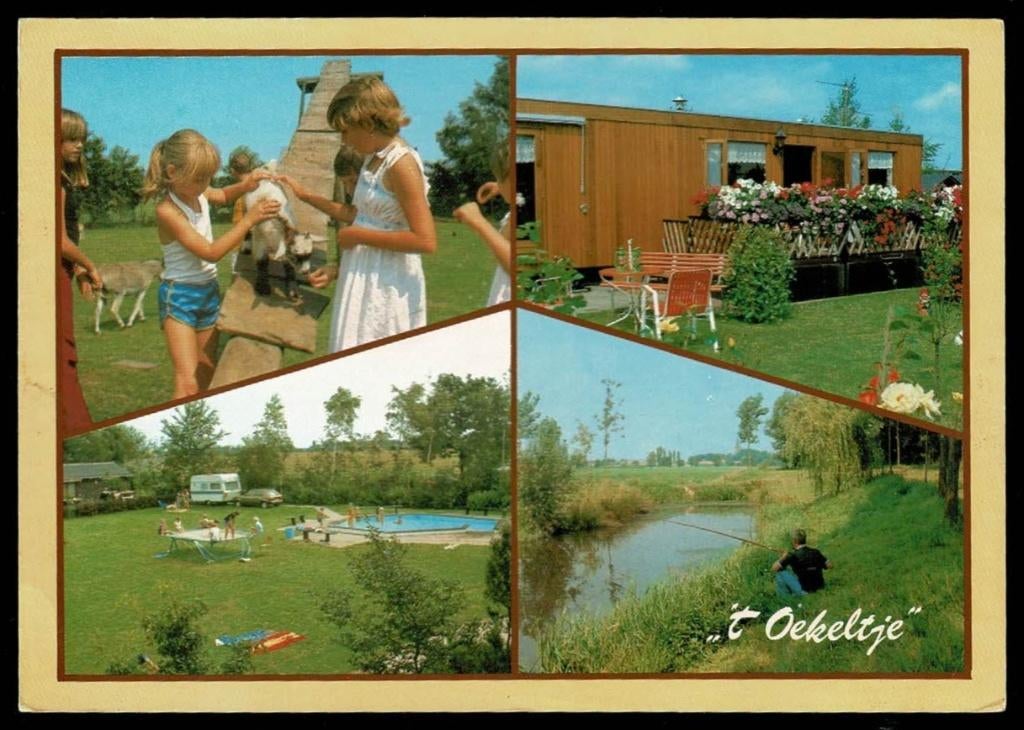 Rijsbergen : 't Oekeltje Kampeer en Recratiecentrum, Verzenden, 1980 tot heden, Gelopen, Noord-Brabant