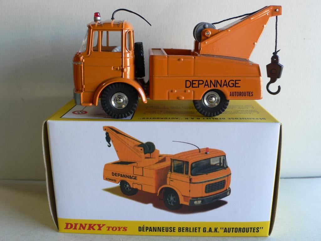 berliet gak kraanwagen-AUTOROUTES-dinky toys/atlas 1/43, Hobby en Vrije tijd, Modelauto's | 1:43, Nieuw, Bus of Vrachtwagen, Dinky Toys