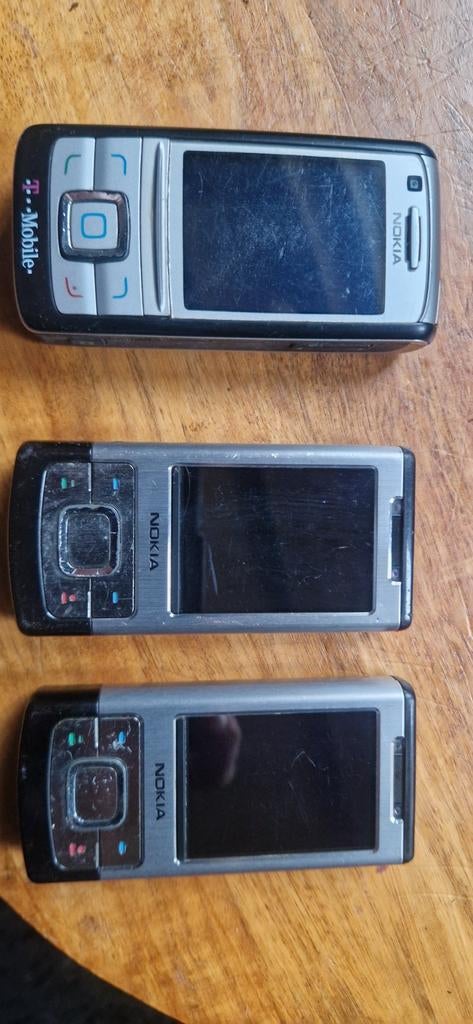 3 maal nokia, Ophalen of Verzenden, Geen camera, Zwart