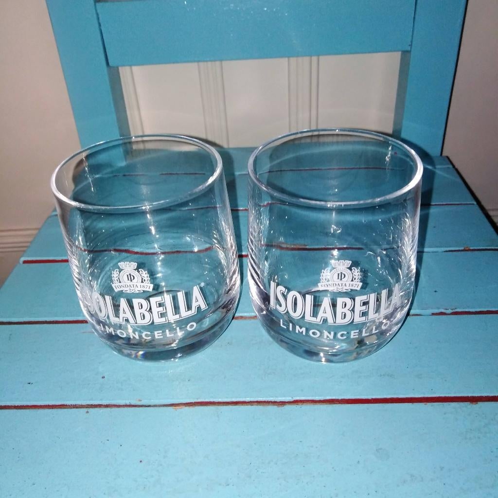 Isolabella Limoncello glazen rond laag, Ophalen, Zo goed als nieuw, Overige typen