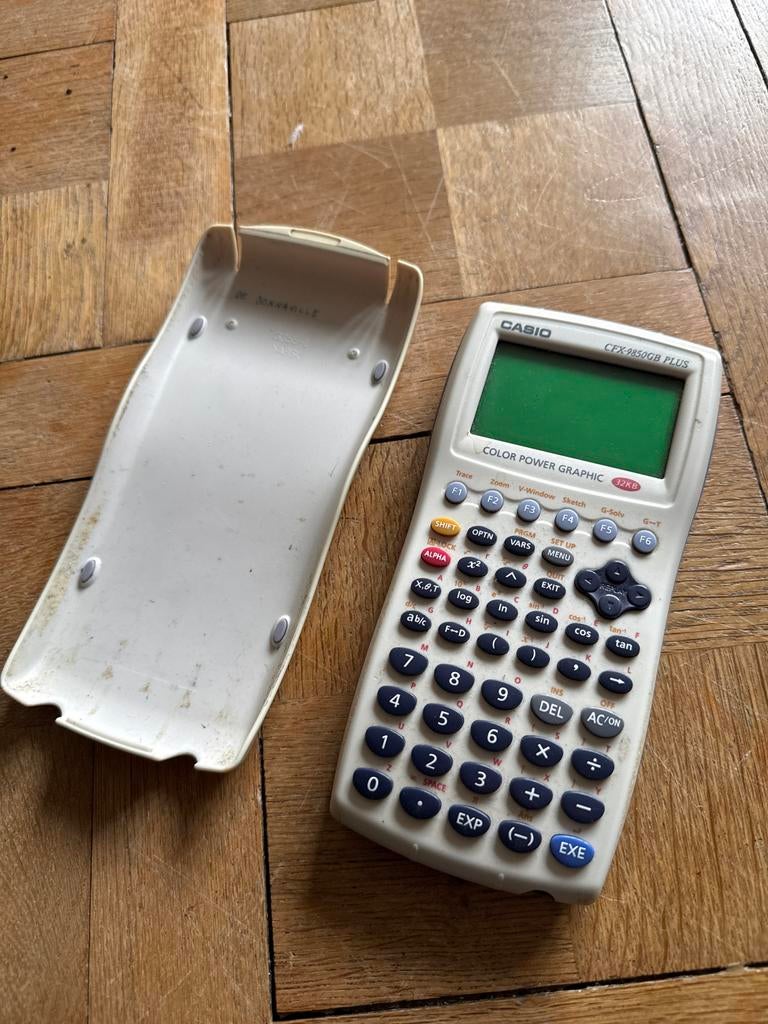 Casio CFX-9850GB PLUS Grafische Rekenmachine - Werkend, Ophalen, Gebruikt