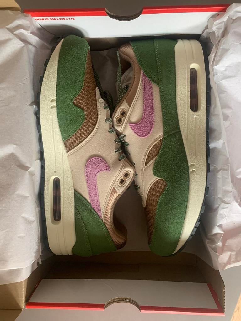 Nike Air Max 1 Treeline maat 44 nieuw., Kleding | Heren, Schoenen, Overige kleuren, Nieuw, Ophalen of Verzenden, Sneakers of Gympen