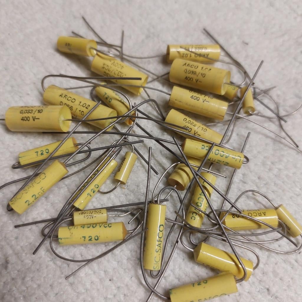 Vintage film Condensatoren - Diverse Waarden, Ophalen of Verzenden