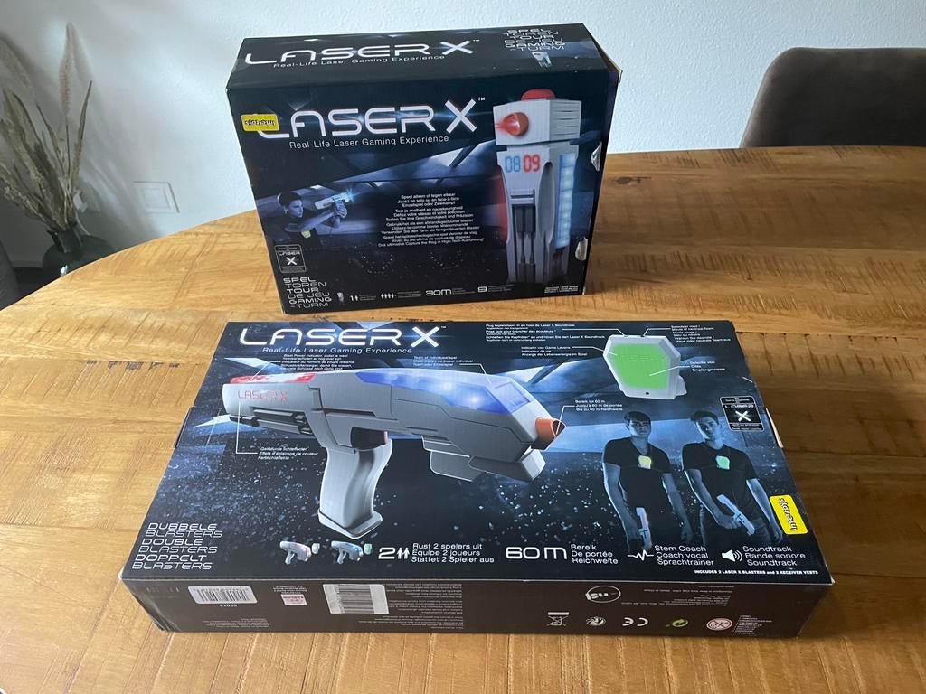 Laser X set en game tower, Ophalen of Verzenden, Zo goed als nieuw
