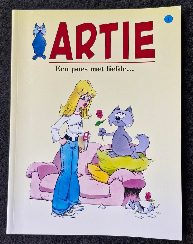 Artie: Een poes met liefde, Eén stripboek, Ophalen of Verzenden, Zo goed als nieuw