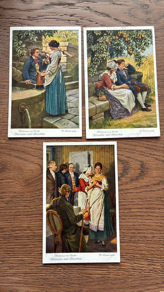 Wolfgang von Goethe. Hermann und Dorothea.F.Elssner., Ophalen of Verzenden, Ongelopen