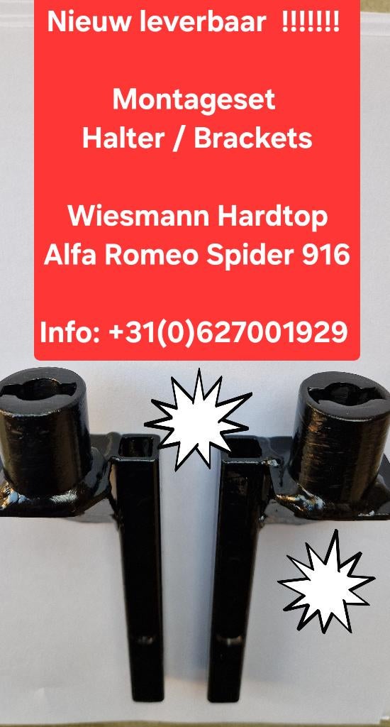 Montageset Alfa Romeo 916 Wiesmann Hardtop + motorkappen 916, Voor, Nieuw, Ophalen of Verzenden, Alfa Romeo