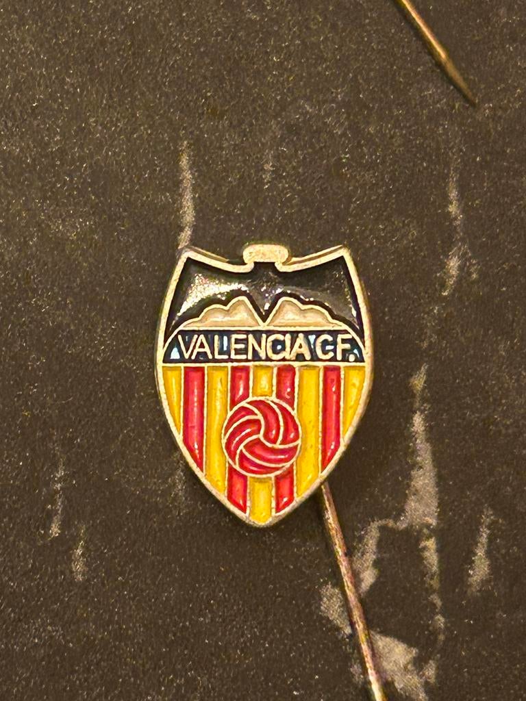 Valencia CF Speldje 60s, Ophalen of Verzenden, Gebruikt, Sport, Speldje of Pin