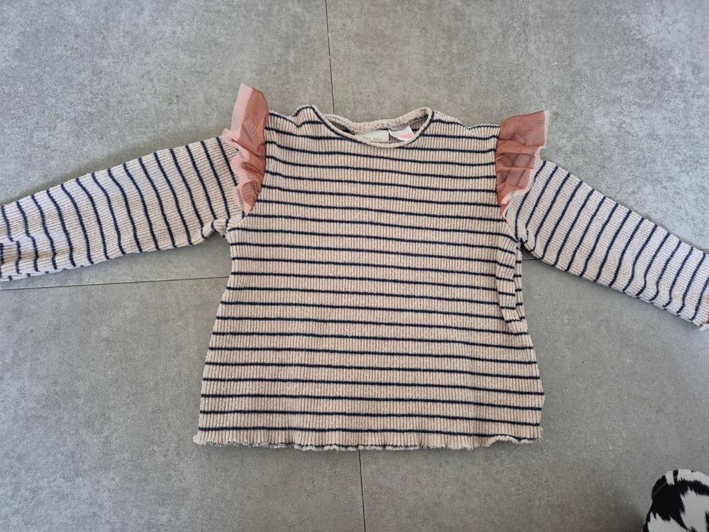 Shirt Zara maat 80, Kinderen en Baby's, Meisje, Ophalen of Verzenden, Zo goed als nieuw, Zara