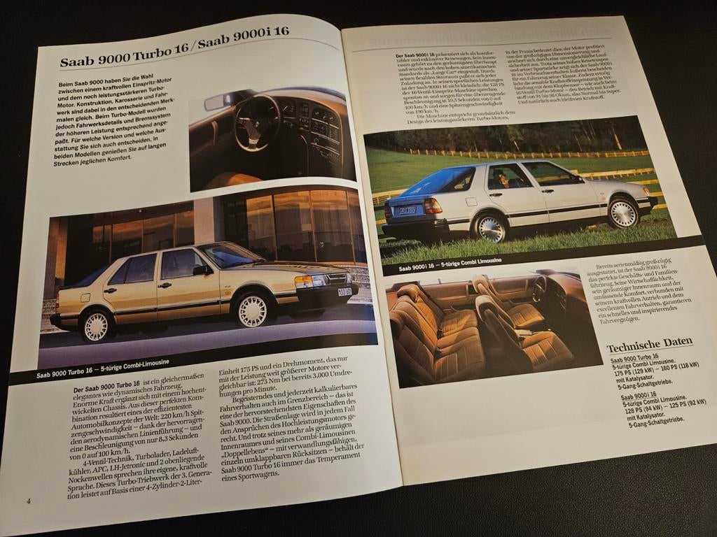 Brochure Saab 900 & 9000 1987, Ophalen of Verzenden, Zo goed als nieuw, Overige merken