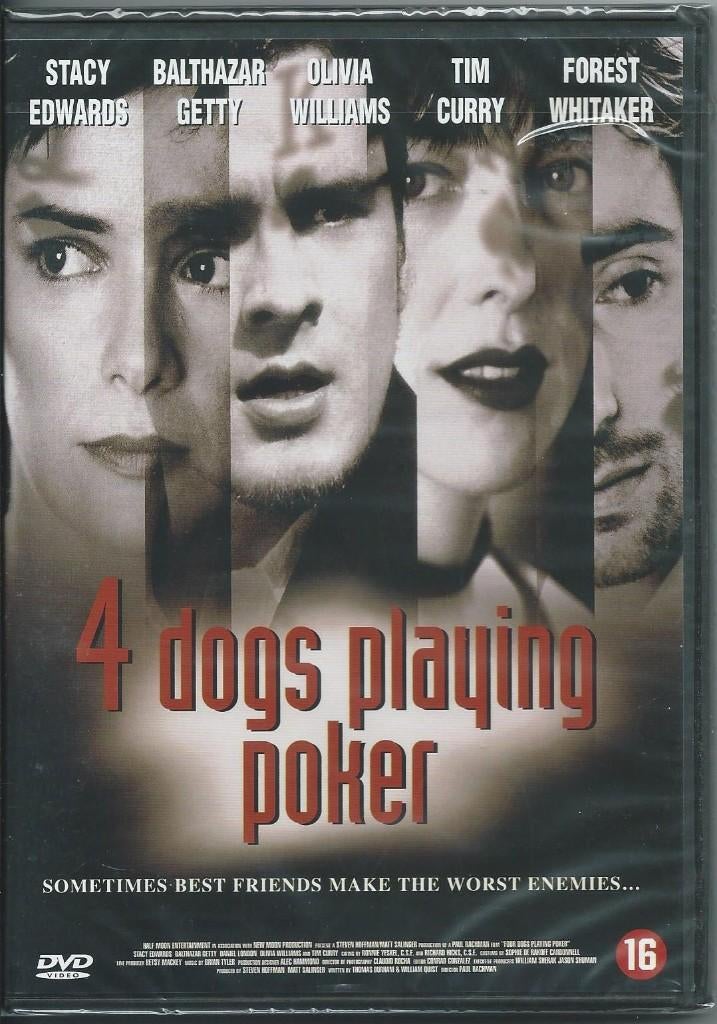 DVD 4 Dogs Playing Poker Geseald, Alle leeftijden, Ophalen of Verzenden, Nieuw in verpakking, Actiethriller