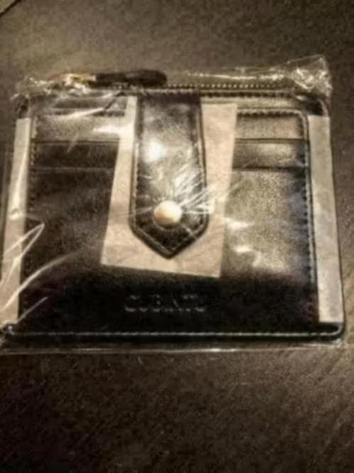 NIEUW! Gubintu Leren Portomonnee Heren €4,99, Ophalen of Verzenden, Nieuw, Zwart, Overige merken