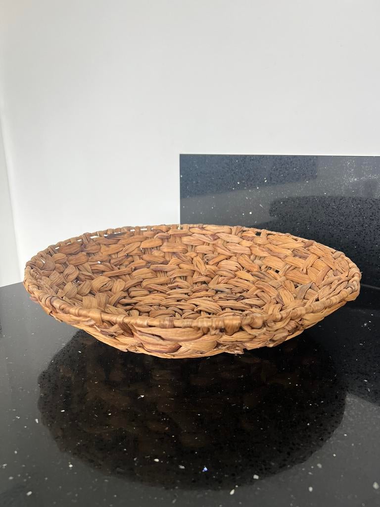 SENZA Hyacint Ondiepe Mand, Ophalen of Verzenden, Nieuw, Rond, Riet