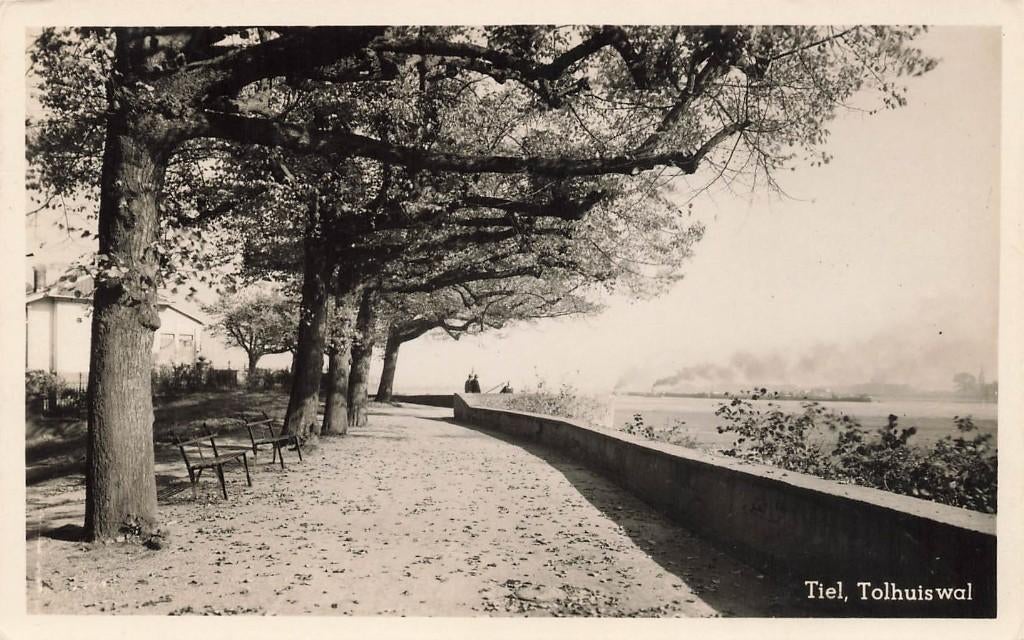 Tiel, Tolhuiswal, Ophalen of Verzenden, 1940 tot 1960, Gelopen, Gelderland