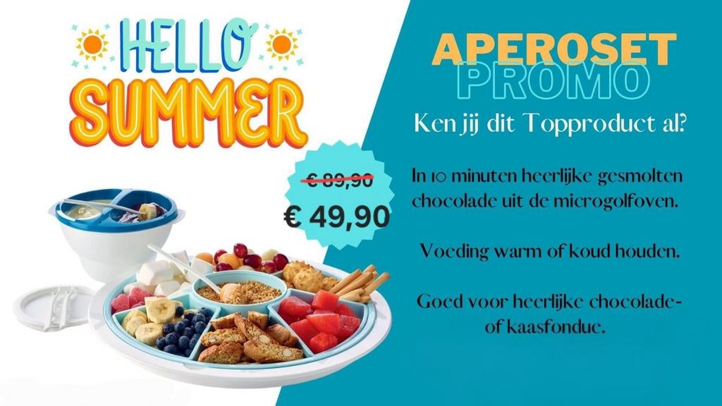 TUPPERWARE Partyschaal Preludio en Micro Delice, Ophalen of Verzenden