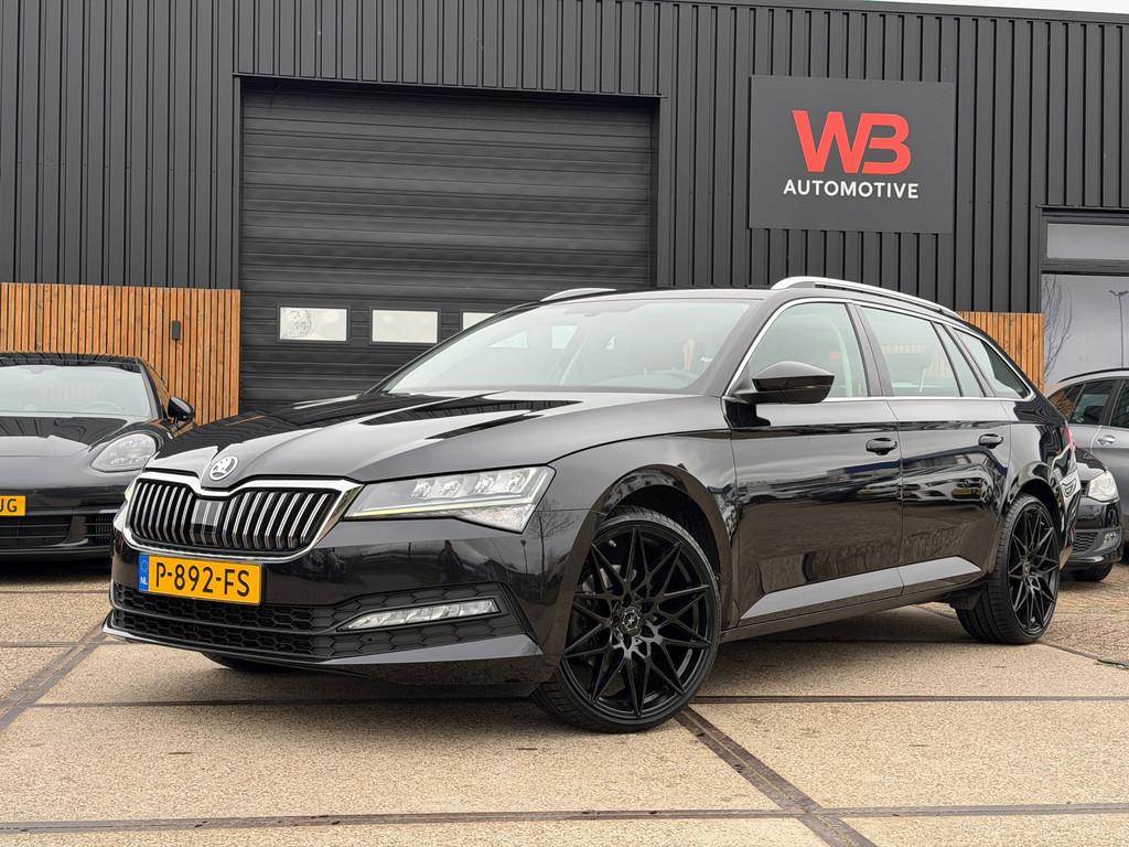 Skoda Superb Combi 1.5 TSI ACT Business Edition Cruise Clima, Auto's, Skoda, Stof, 4 cilinders, 150 pk, Zwart