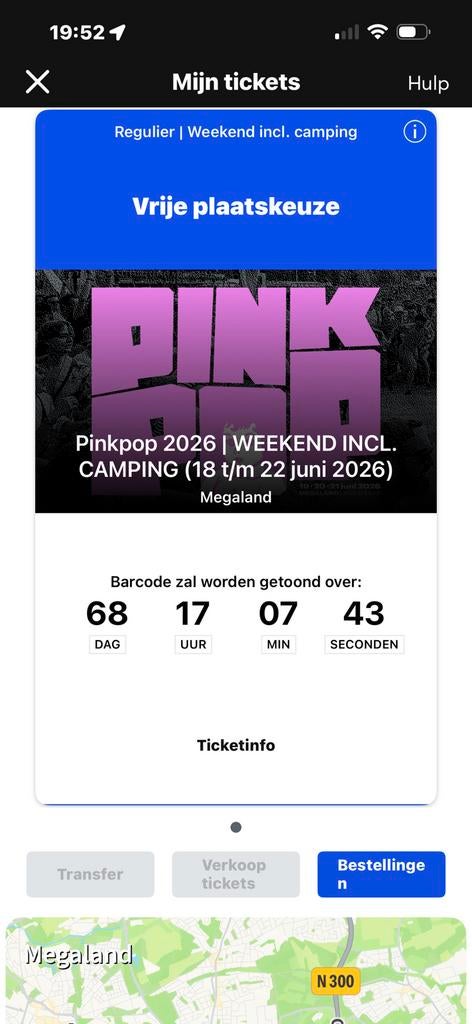 Weekend ticket Pinkpop met korting, Juni