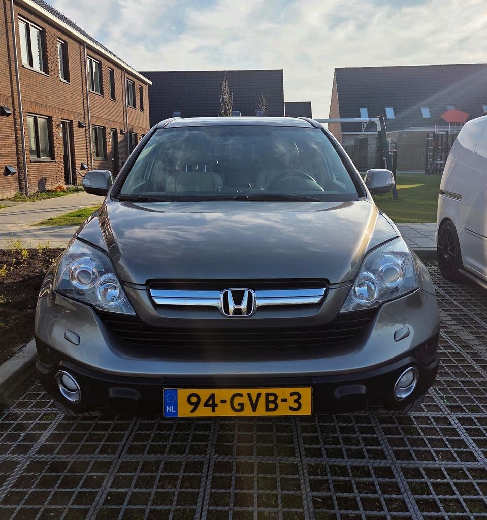Honda CR-V 2.0 AUT 2008 Grijs, Automaat, Beige, Origineel Nederlands, Vierwielaandrijving