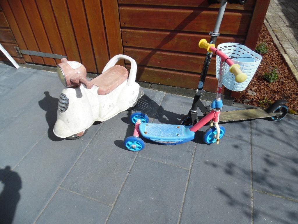 2 x step en loopscooter gratis, Ophalen, Gebruikt, Overige typen
