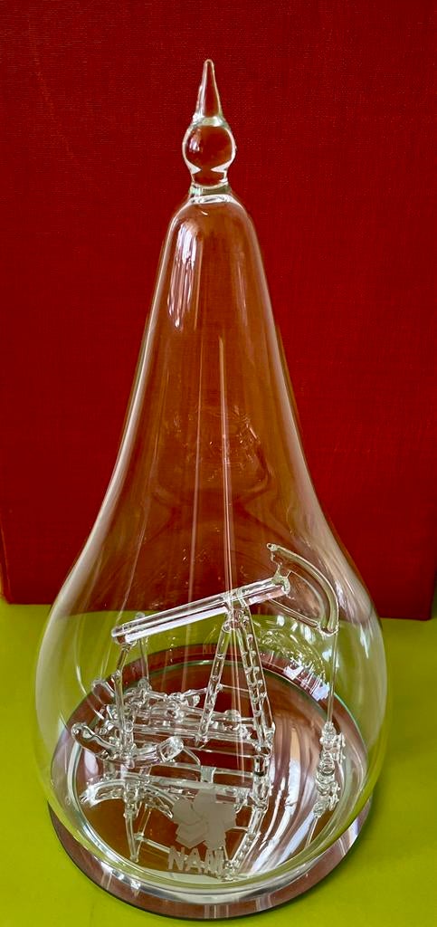 Glaskunst uniek NAM Schiedam Jaknikker, Ophalen