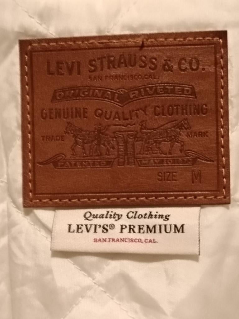 Zeldzame Nieuwe Levis Vintage Jas San Francisco Maat M Dames, Maat 38/40 (M), Beige, Nieuw, Ophalen of Verzenden