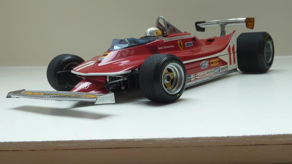 Exoto Ferrari 312T4 winner Belgium 1979 1:18, Ophalen of Verzenden, Zo goed als nieuw, Auto, Overige merken