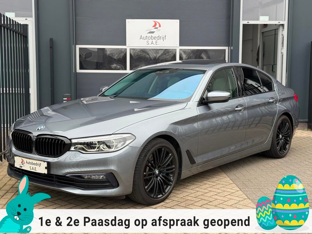 BMW 5-serie 530i High Executive MEMORY CARPLAY CAMERA LEDER, Automaat, 1998 cc, Achterwielaandrijving, Gebruikt