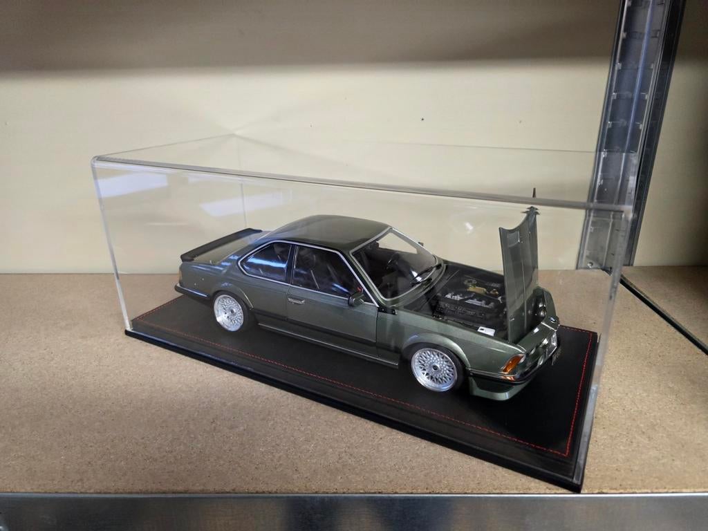 Bmw 635 CSi 1:12 in OVP verlaagd op BBS velgen, Ophalen of Verzenden, Nieuw, Auto